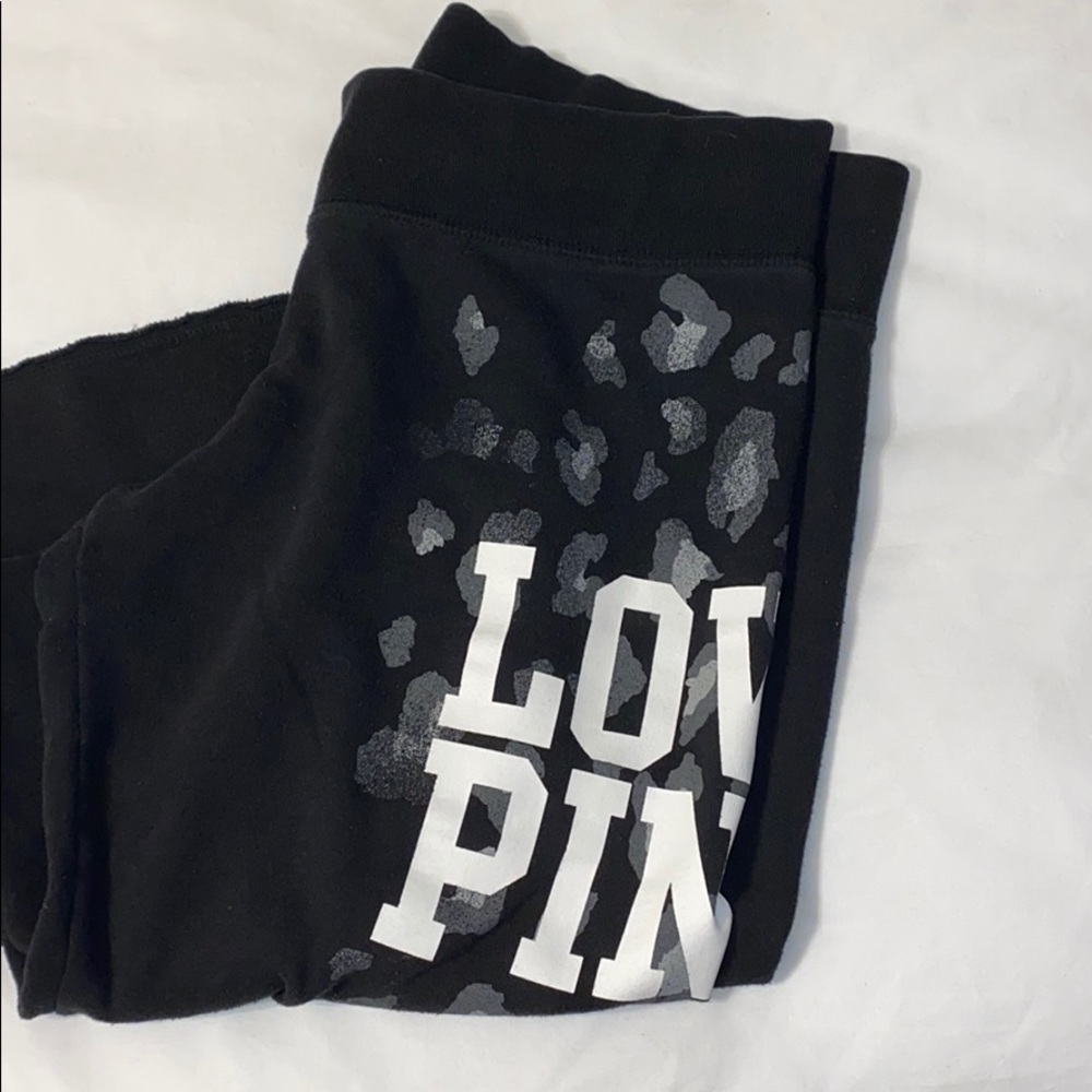 VS pink Black Sweatpants